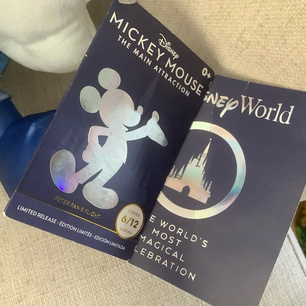 Disney parks Mickey Mouse main attraction Peter Pan 6/12 plush toy LR50th WDW - Picture 3 of 6